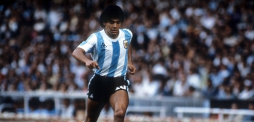 Argentinec Diego Maradona.