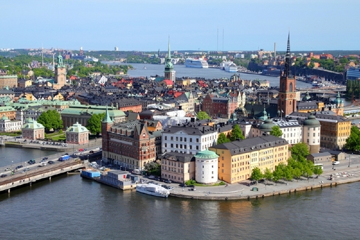 Stockholmské kanály, Švédsko. (Foto: Shutterstock.com)