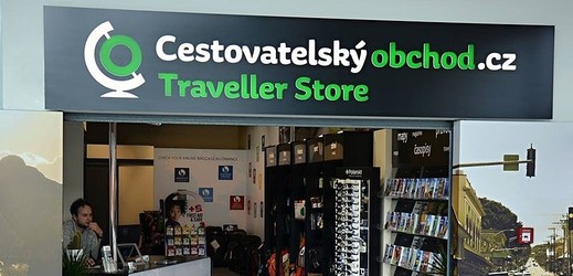 Cestovatelský obchod na pražském letišti