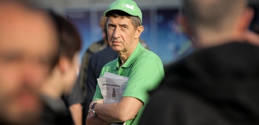 Andrej Babiš v předvolební kampani.