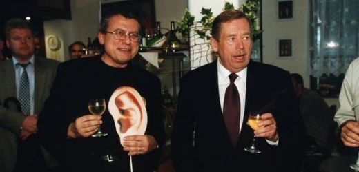 Václav Havel je můj našeptávač, hlásil kdysi hrdě Jan Kasl (vlevo).