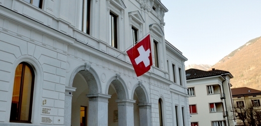 Federální trestní soud v Bellinzoně, Švýcarsko.