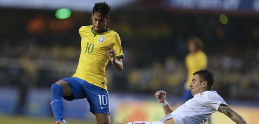 Brazilský talent Neymar.