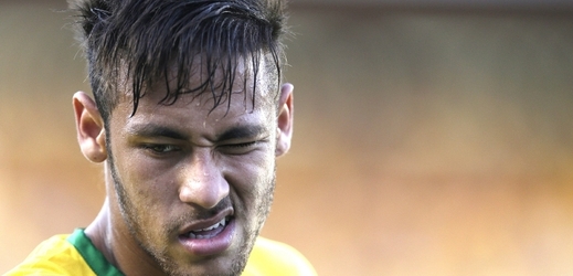 Brazilská hvězda Neymar. 