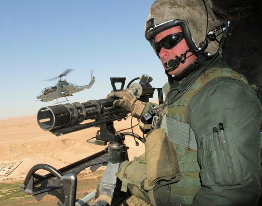 Americký vrtulník nad Afghánistánem.