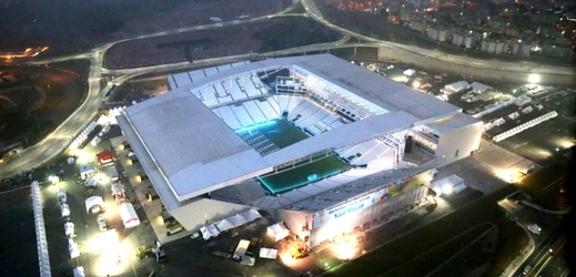Stadion v Sao Paulu bude hostit zahajovací zápas MS mezi domácí Brazílií a Chorvatskem.