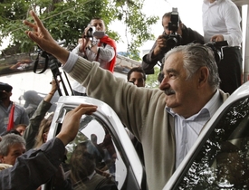 Mujica vyhrál prezidentské volby v roce 2009.