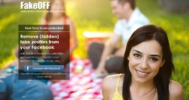 Facebook k nové aplikaci spustil i speciální webovou stránku FakeOff.