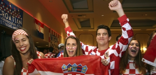 Chorvatští fanoušci. 
