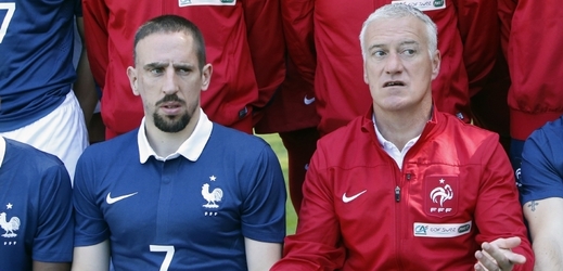 Francouzský fotbalista Franck Ribéry. 