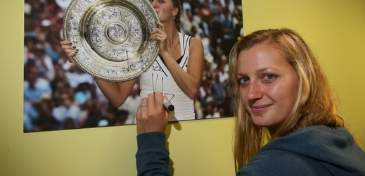 Tenistka Petra Kvitová vzpomíná na Wimbledon. 
