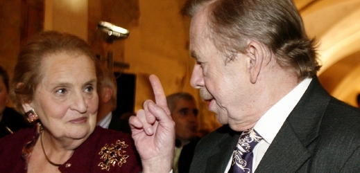 Václav Havel a Madeleine Albrightová.