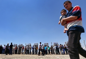Běženci z Mosulu zamířili hlavně do Kurdistánu.