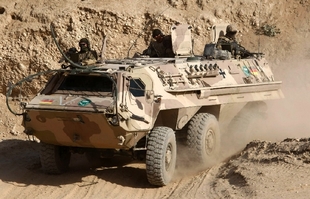 Fuchs 2 s jednotkami Bundeswehru v Afghánistánu.