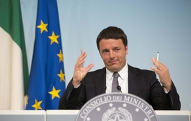 Ambiciózní premiér Matteo Renzi.