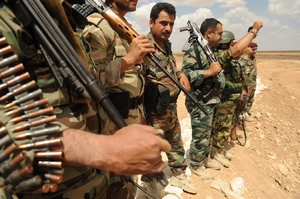 Jedinými, kdo umějí v Iráku bojovat, jsou sunnitští islamisté a kurdští pešmergové (na snímku).