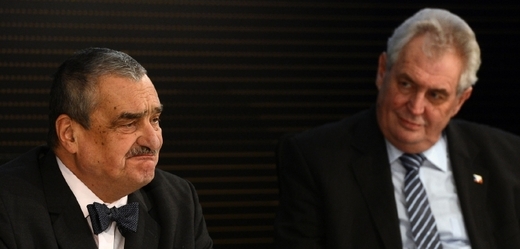 Karel Schwarzenberg a Miloš Zeman.