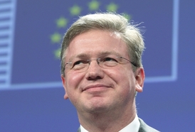 Eurokomisař pro rozšíření Štefan Füle.