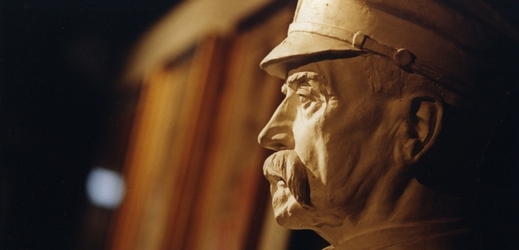 Busta prezidenta Masaryka v Lánech.