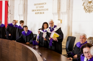 Rakouští ústavní soudci.