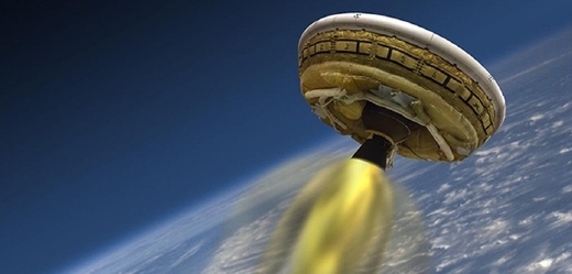 Nové zařízení pro lety na Mars připomíná létající talíř.