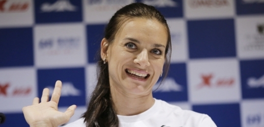 Světová rekordmanka ve skoku o tyči Jelena Isinbajevová.