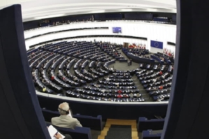 Plénum europarlamentu.