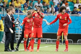 Belgičané slaví postup do čtvrtfinále.