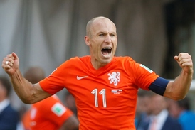 Nizozemské eso Arjen Robben.