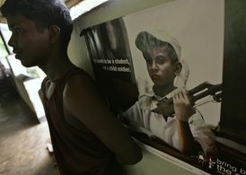 Bývalý dětský voják v rehabilitačním centru na Srí Lance.