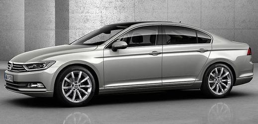 Elegantní dynamické proporce nové generace VW Passat.