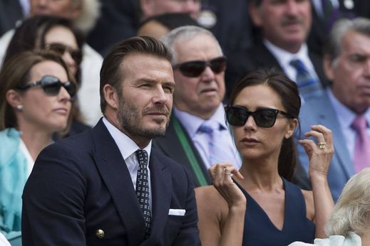 V královské lóži, kromě prince Williama a jeho ženy, vévodkyně Kate, seděli i David Beckham s manželkou.