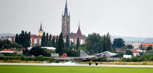 Základna taktického letectva v Chotusicích.