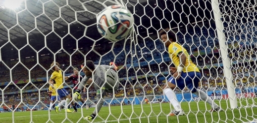 Momentka ze zápasu Brazílie s Německem (1:7).