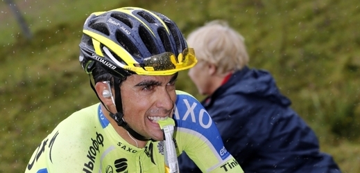 Cyklista Alberto Contador.