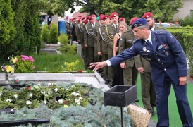 Rozloučení s Davidem Benešem, jedním z pěti zabitých českých vojáků.