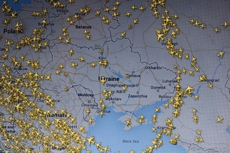 Kyjev uzavřel vzdušný prostor nad východem Ukrajiny.