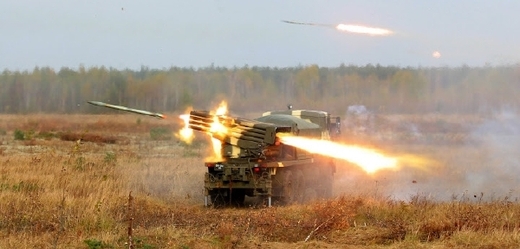 Podle HRW používá Ukrajina raketomety Grad proti obytným čtvrtím (ilustrační foto).