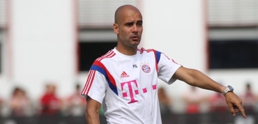 Trenér Bayernu Pep Guardiola.