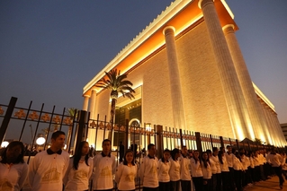Slavnostní otevření Šalamounova chrámu.