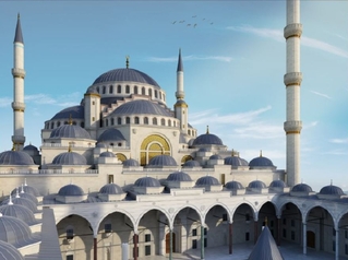 Erdogan si staví památníček. Mešitu s nejvyšším minaretem na světě.