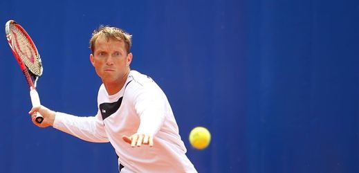 Tenista Jaroslav Pospíšil nedotáhl cestu challengerem Prague Open až do finále.