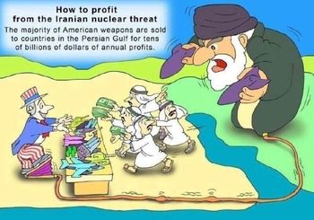 Jedna z karikatur zveřejněná IS.