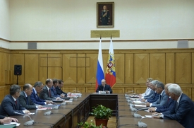 Putin na Krymu vedl schůzi prezidentské Bezpečnostní rady.