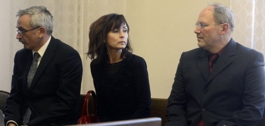 U soudu: Milan Vondra (vlevo), Martina Kačírková a Petr Krupička.
