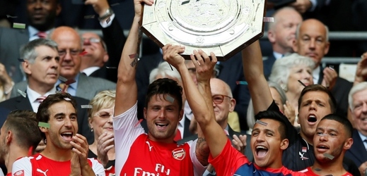 Vítěz Community Shieldu 2014 - Arsenal Londýn.