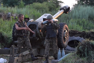 Ukrajinští dělostřelci "ruský" konvoj nejspíše nerozstříleli.