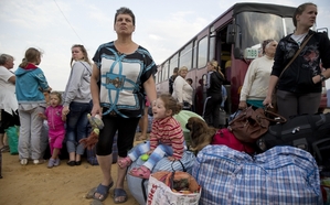 Dál a ještě dále. Uprchlíci z Ukrajiny, které stěhují do ruského Novosibirsku.