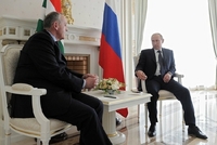 Ruský a abchazský prezident (2012).