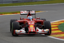 Fernando Alonso na Ferrari.